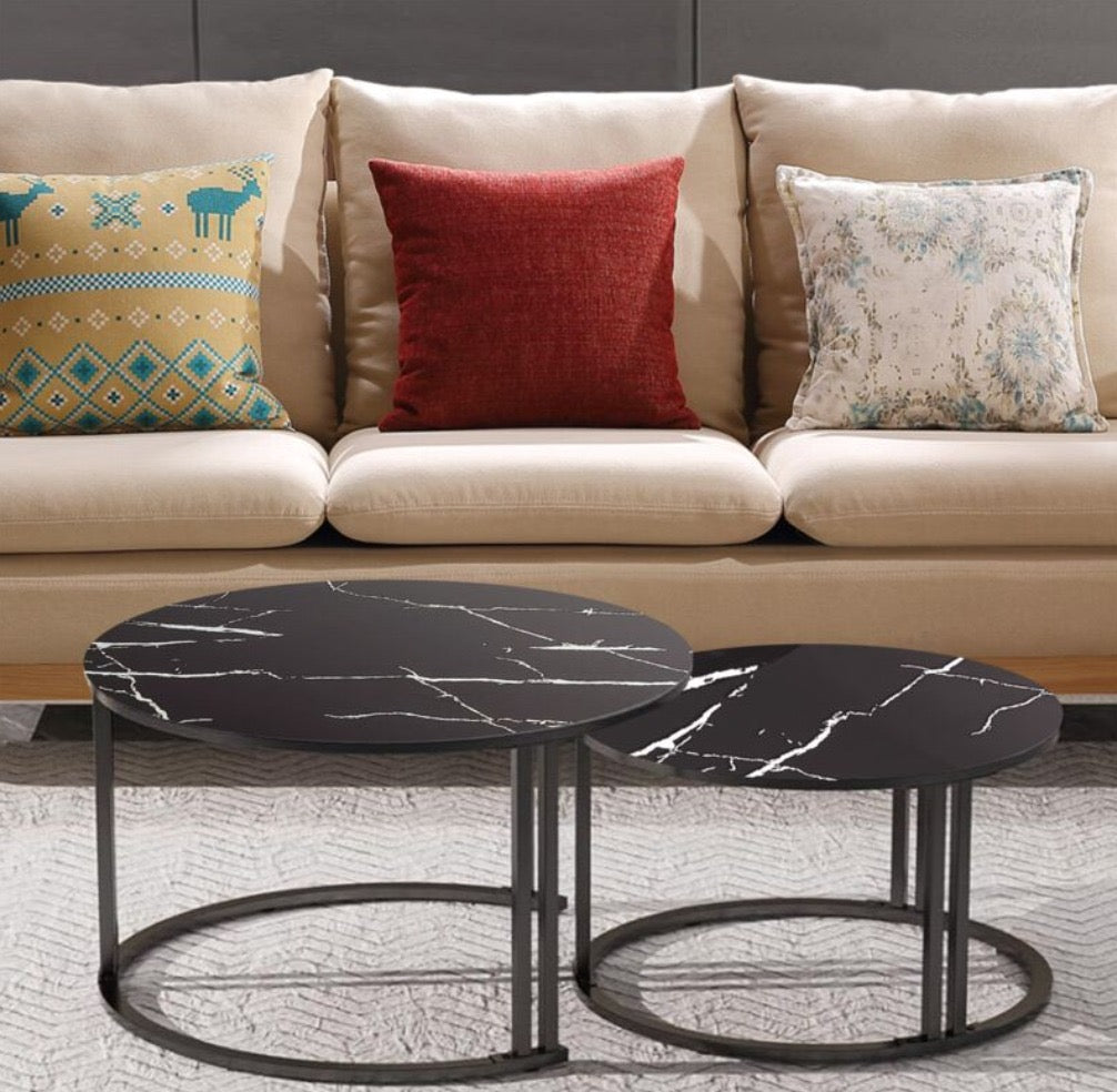 Round Coffee Table Set