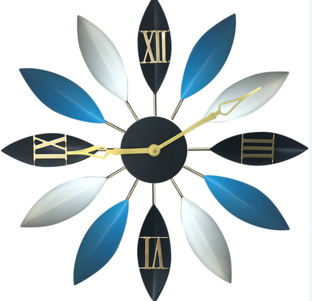 Large 55cm Flower Petal Clock