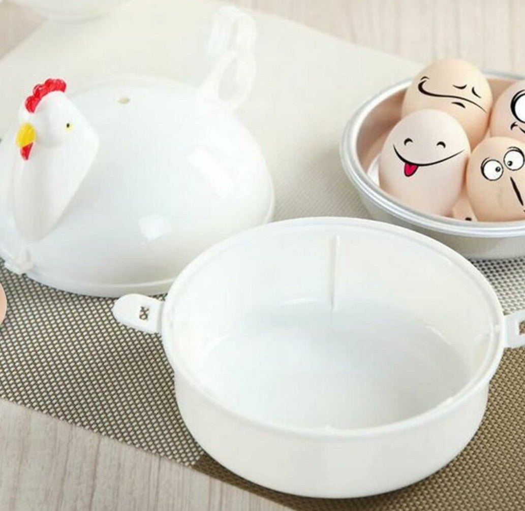Microwave Egg Cooker – Chicken-Shaped Hard-Boiled Egg