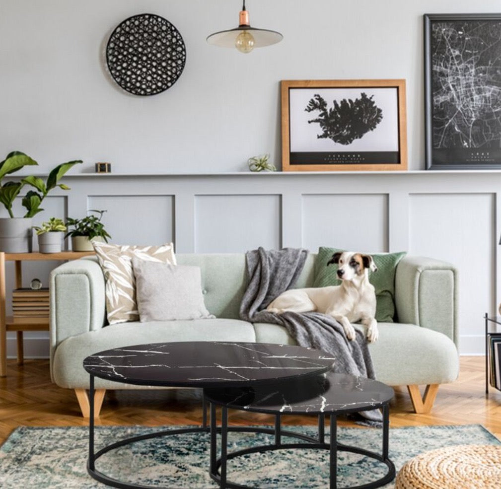 Round Coffee Table Set