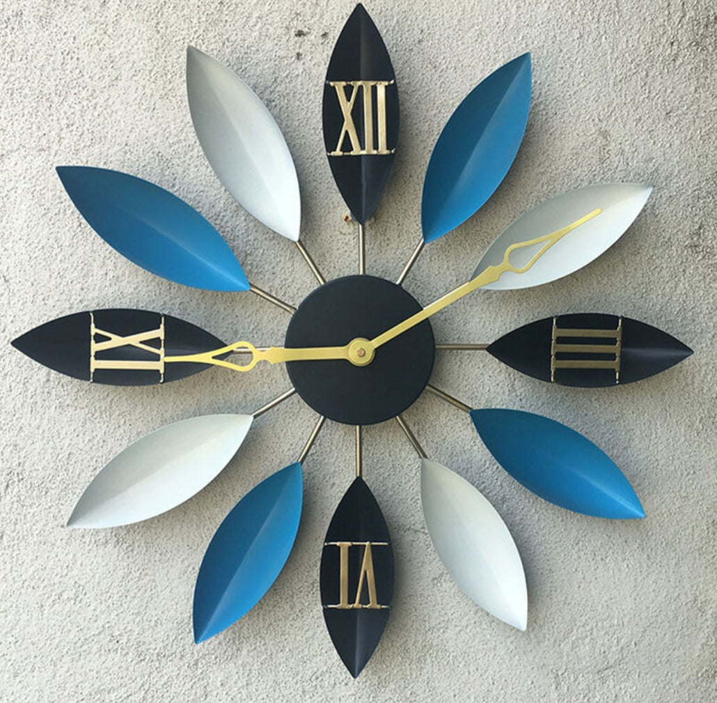 Large 55cm Flower Petal Clock