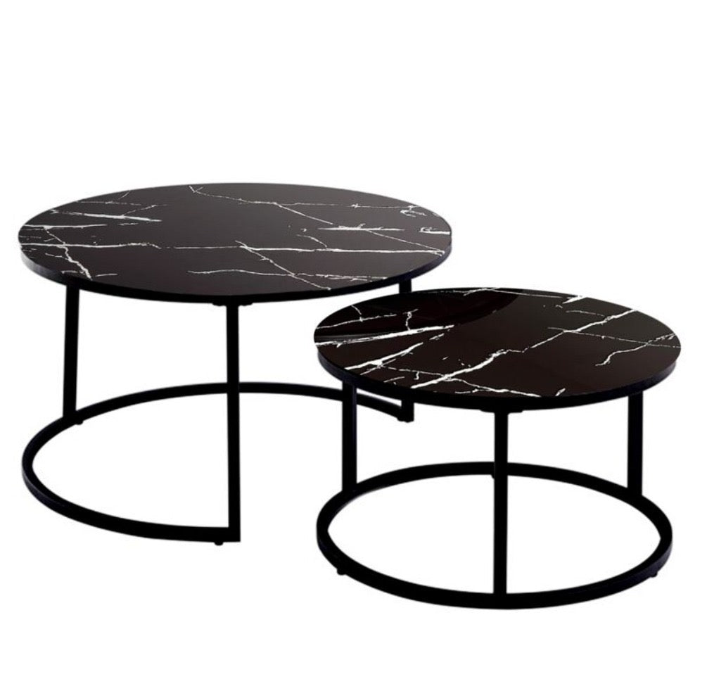 Round Coffee Table Set