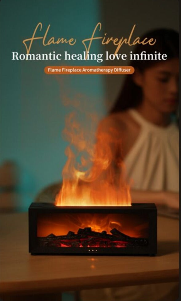 Flame Fireplace Aroma Diffuser