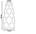 Luxury White & Gold Stoneware Decorative Vase